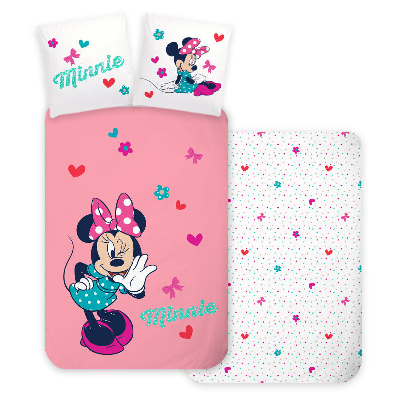 Komplet otroške posteljnine Disney Minnie Whisper 100cm—135 cm, 40cm—60 cm