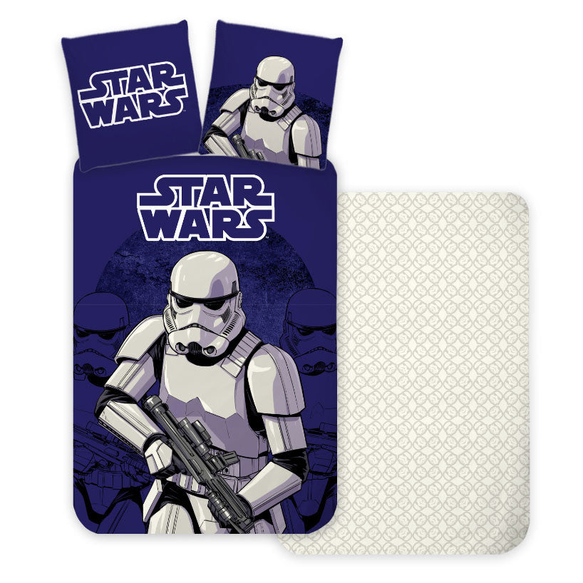 Otroška posteljnina Star Wars Stormtrooper 100x135 cm, 40x60 cm