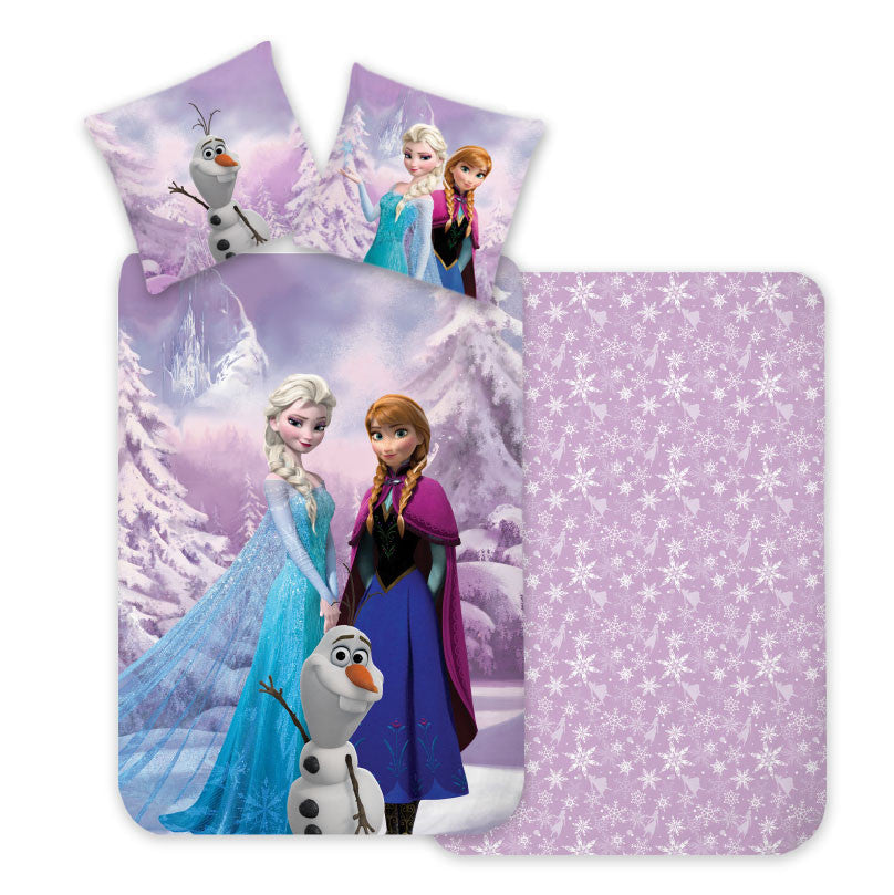 Komplet otroške posteljnine Disney Frozen Snowy 100cm—135 cm, 40cm—60 cm