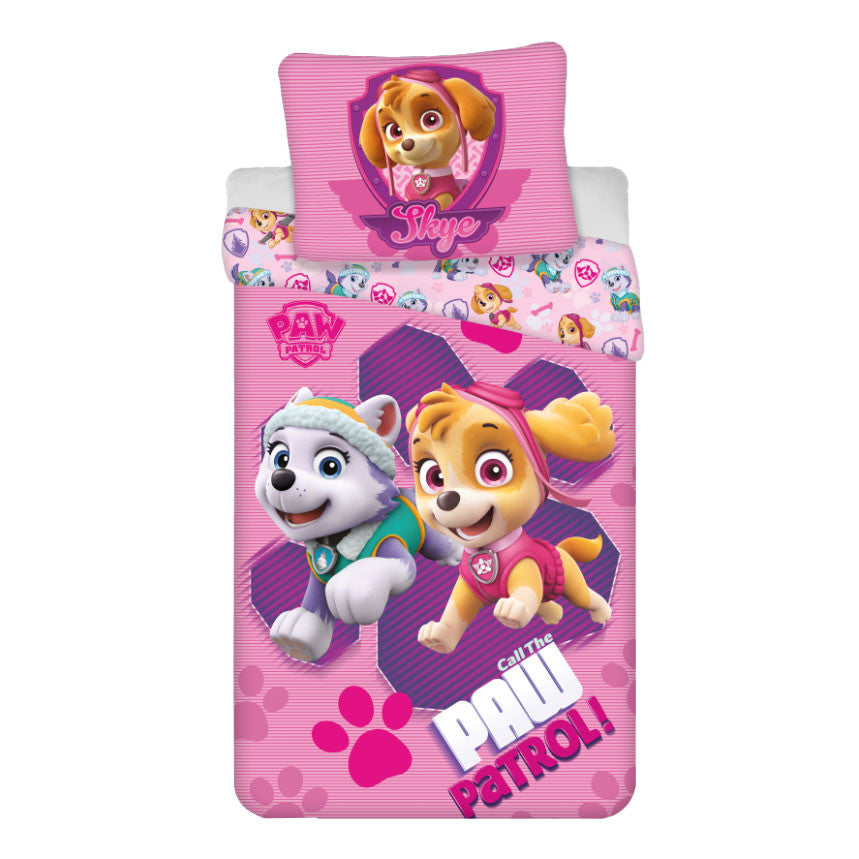 Prevleka za otroško posteljnino Paw Patrol Call 100cm—135cm, 40cm—60 cm