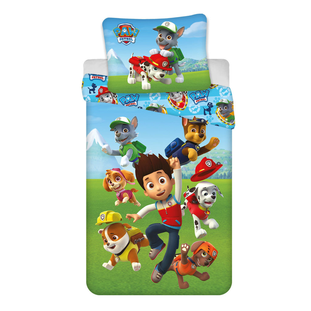 Komplet otroške posteljnine Paw Patrol Squad 100cm—135cm, 40cm—60 cm