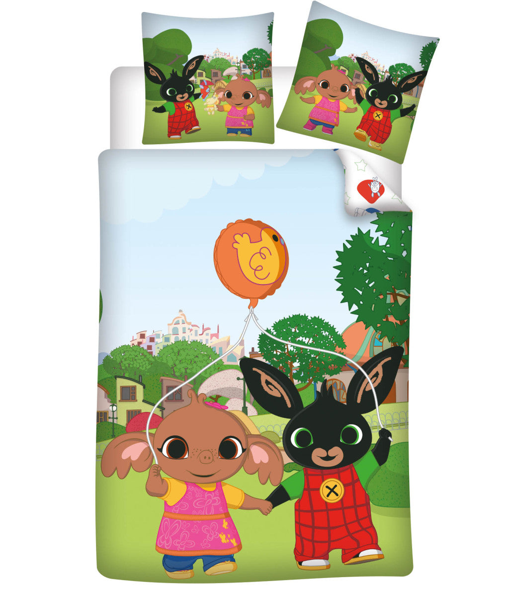 Komplet posteljnine Bing Balloon 140cm—200cm, 70cm—90 cm
