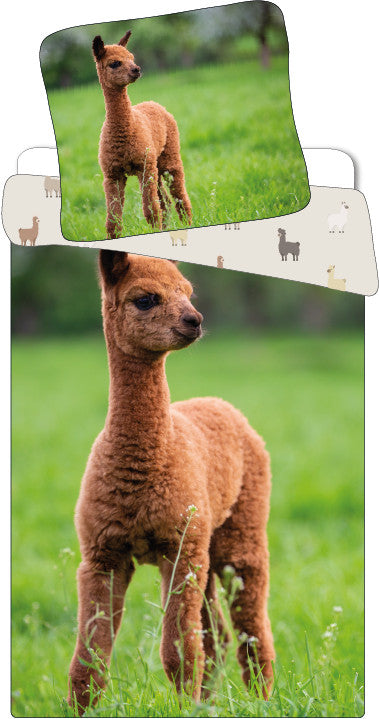 Prevleka za otroško posteljnino Llama 100cm—135cm, 40cm—60cm