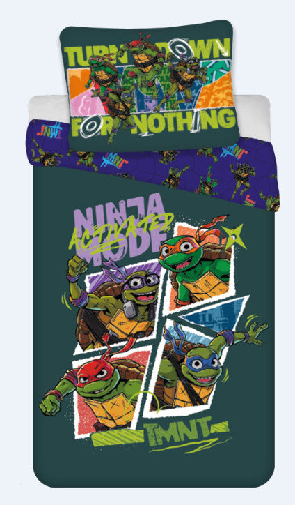 Teenage Mutant Ninja Turtles Activated otroci, prevleka za vrtčevsko posteljnino 100cm—135 cm, 40cm—60 cm