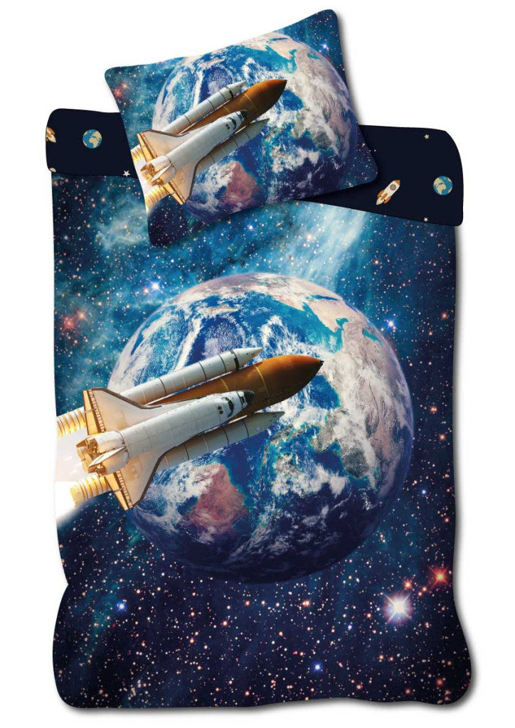 Komplet posteljnine Astronaut Galactic Explorer 140cm—200cm, 70cm—90 cm