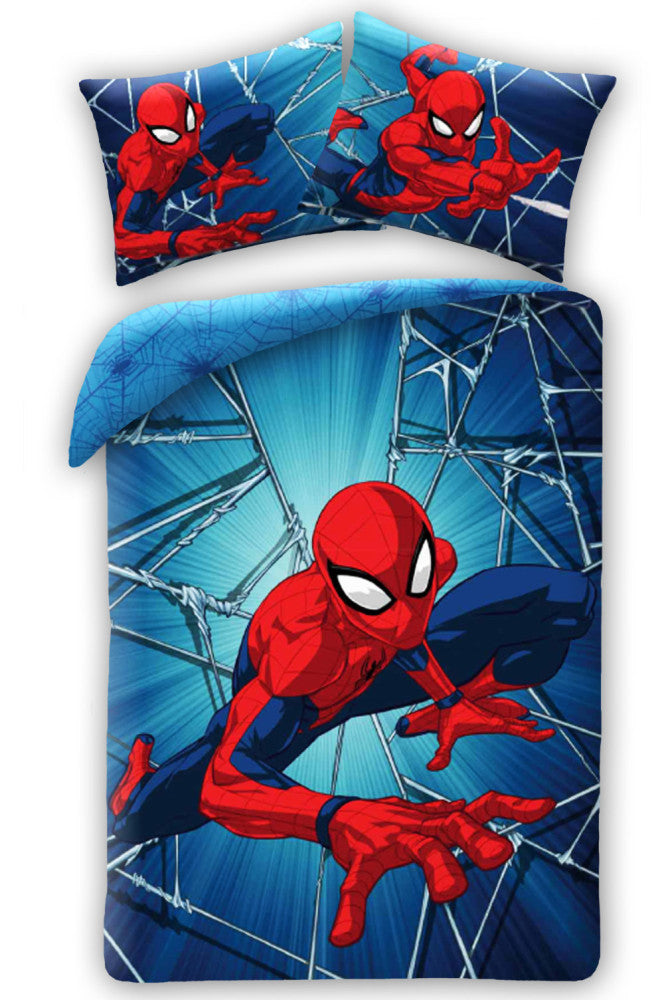 Komplet otroške posteljnine Spiderman Dynamic 100cm—140 cm, 40cm—45 cm