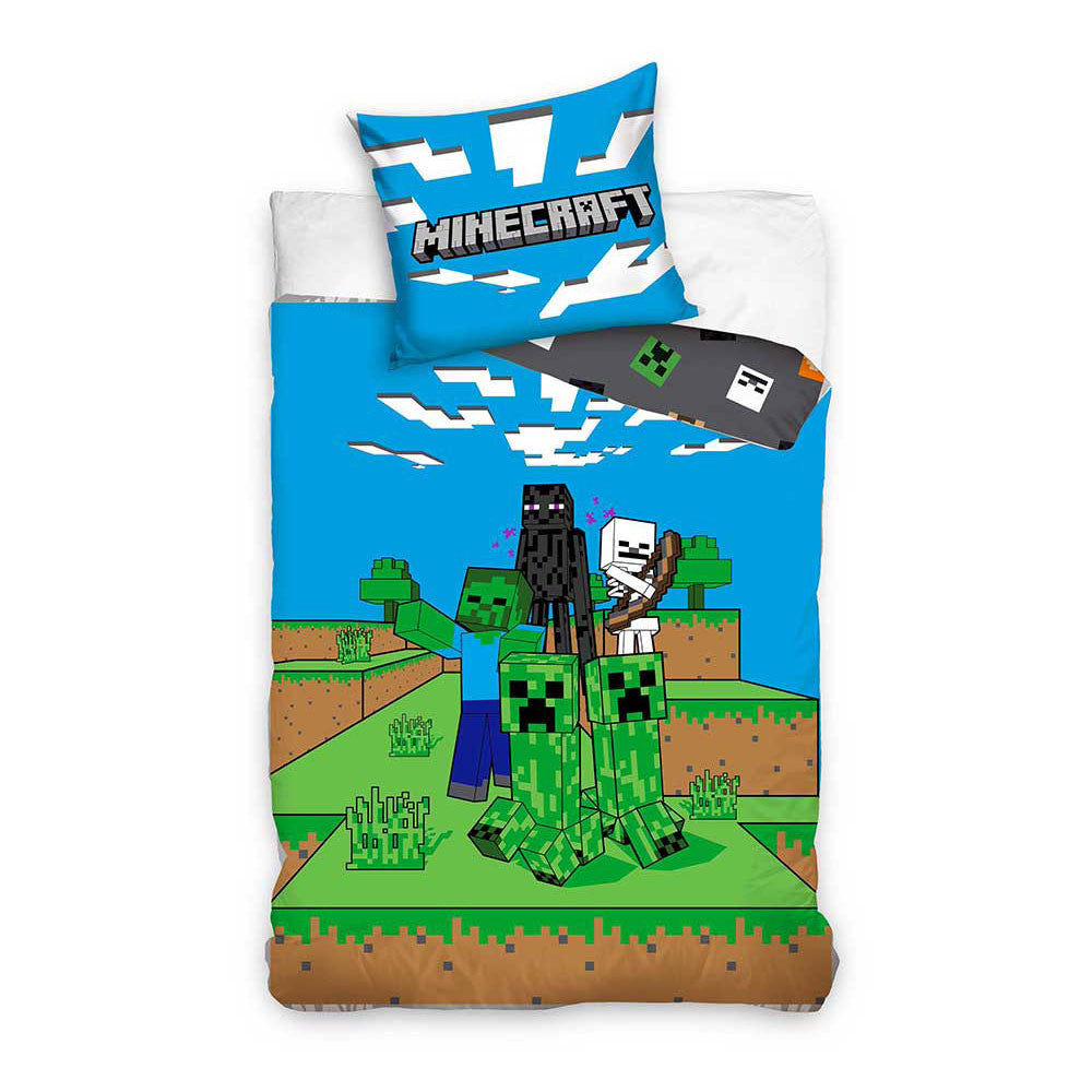 Otroška posteljnina Minecraft Ambush