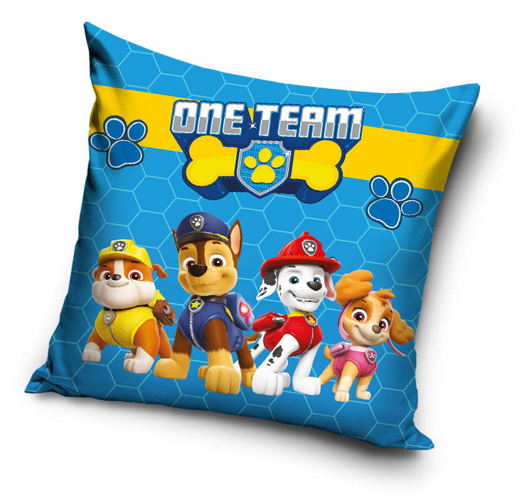 Žametna prevleka za vzglavnik Paw Patrol One Team 40x40 cm