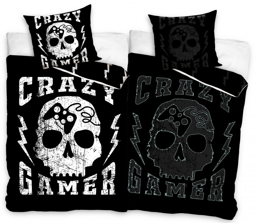 Otroška posteljnina Glow in the dark  Gamer