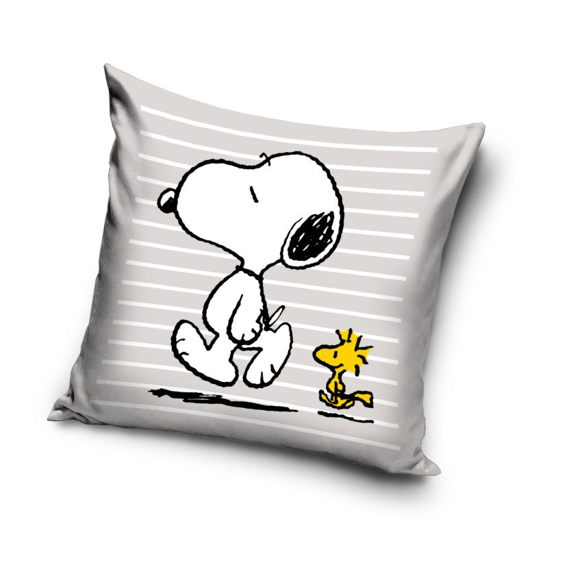Žametna prevleka za vzglavnik Snoopy Woodstock 40x40 cm