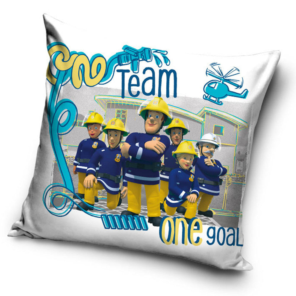 Prevleka za vzglavnik Fireman Sam One Goal 40x40 cm