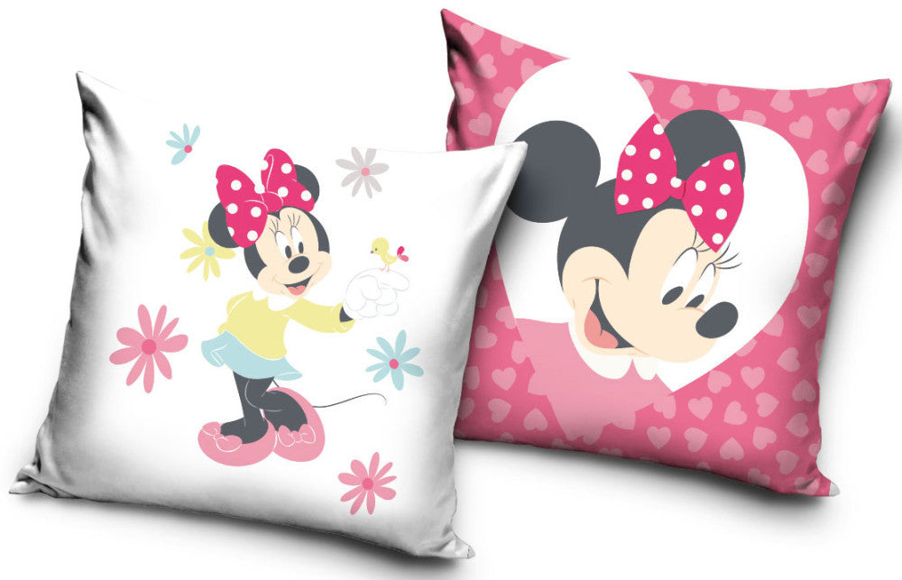 Prevleka za vzglavnik Disney Minnie bela