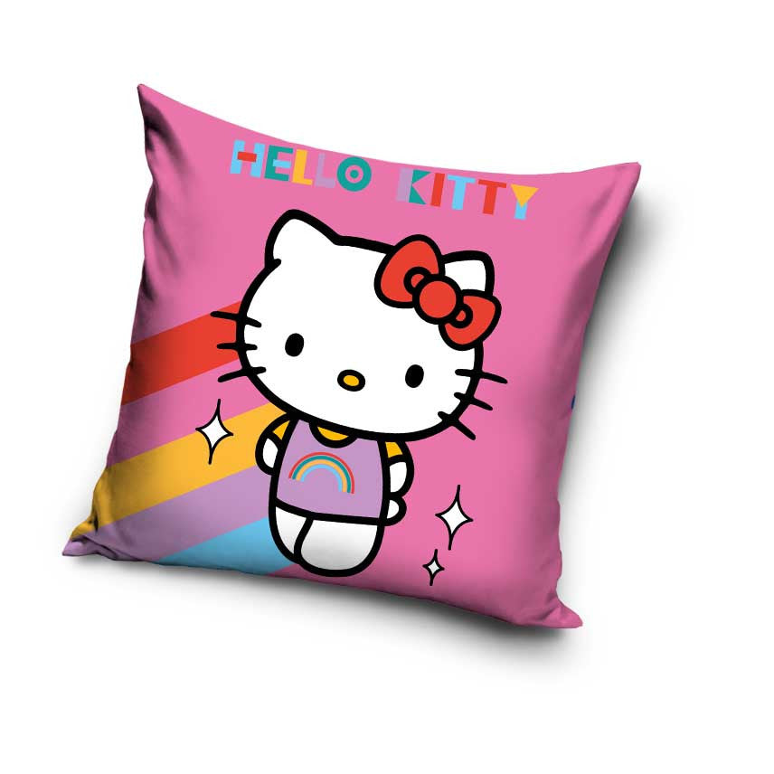 Prevleka za vzglavnik Hello Kitty Rainbow