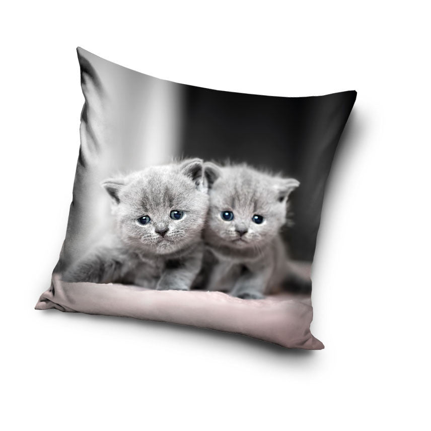 Prevleka za vzglavnik Cat Twins