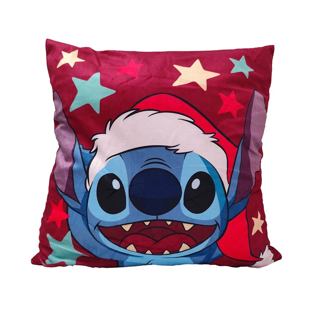 Božična prevleka za vzglavnik Disney Lilo and Stitch Star 40x40 cm Velvet