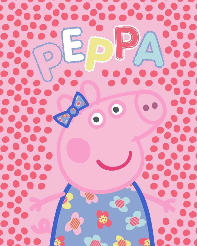Odeja Pujsa Peppa Pig Dots