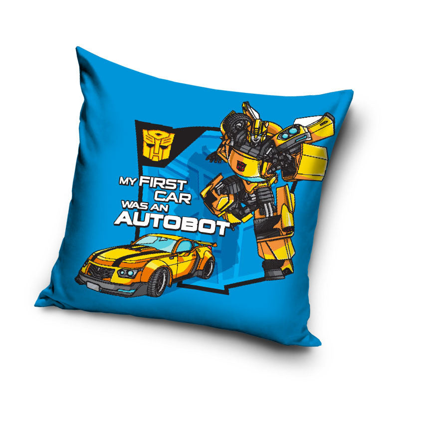 Žametna prevleka za vzglavnik Transformers Autobot 40x40 cm