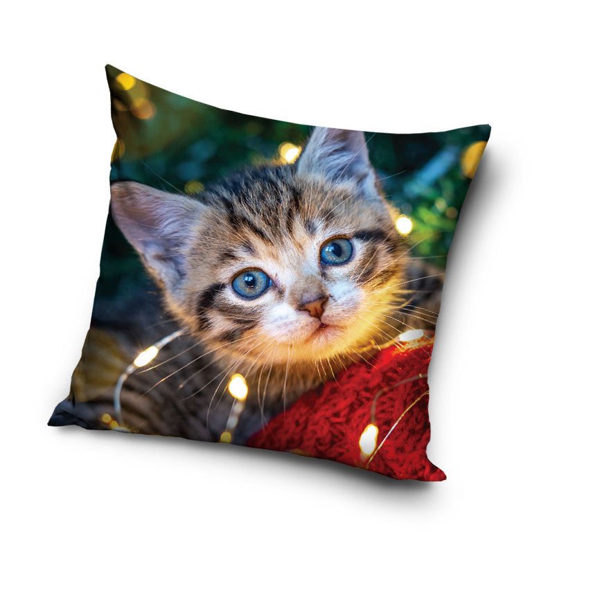 Prevleka za vzglavnik Cat Cosy Lights