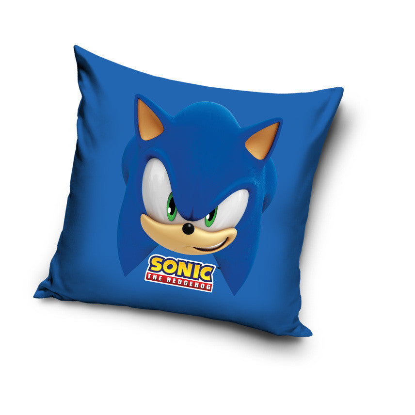 Prevleka za vzglavnik Sonic the Hedgehog Blue Blur 40x40 cm Velur