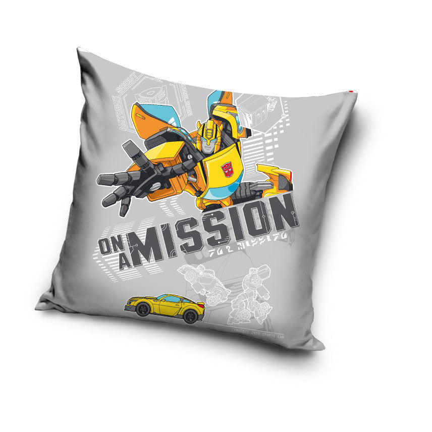 Žametna prevleka za vzglavnik Transformers Mission 40x40 cm