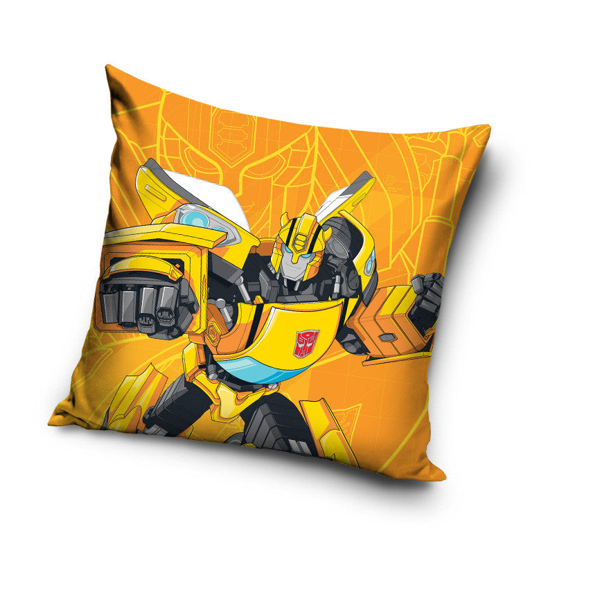 Prevleka za vzglavnik iz velurja Transformers Bumblebee 40x40 cm