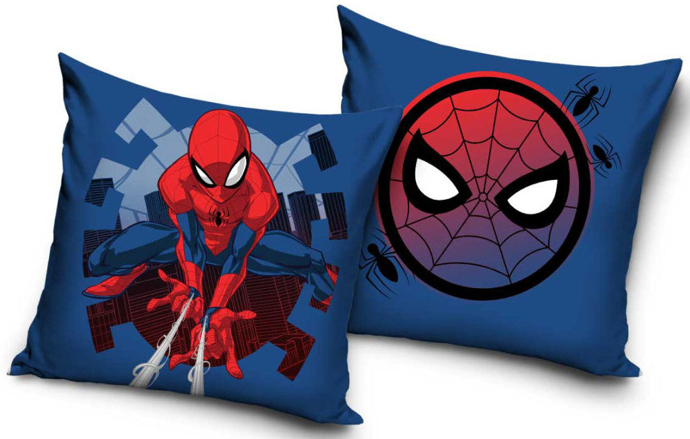 Žametna prevleka za vzglavnik Spiderman Mask 40x40 cm