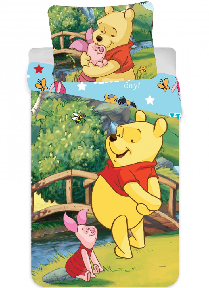 Disney Winnie the Pooh Bridge Otroška posteljnina 90cm—140cm, 40cm—55 cm