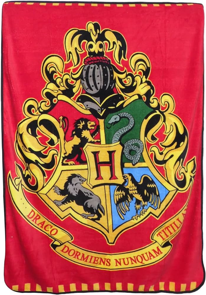 Odeja Harry Potter Red coral
