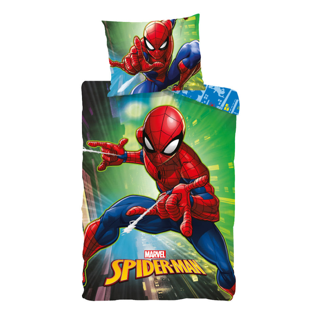 Prevleka za otroško posteljnino Spiderman City Lights 100cm—135 cm, 40cm—60 cm