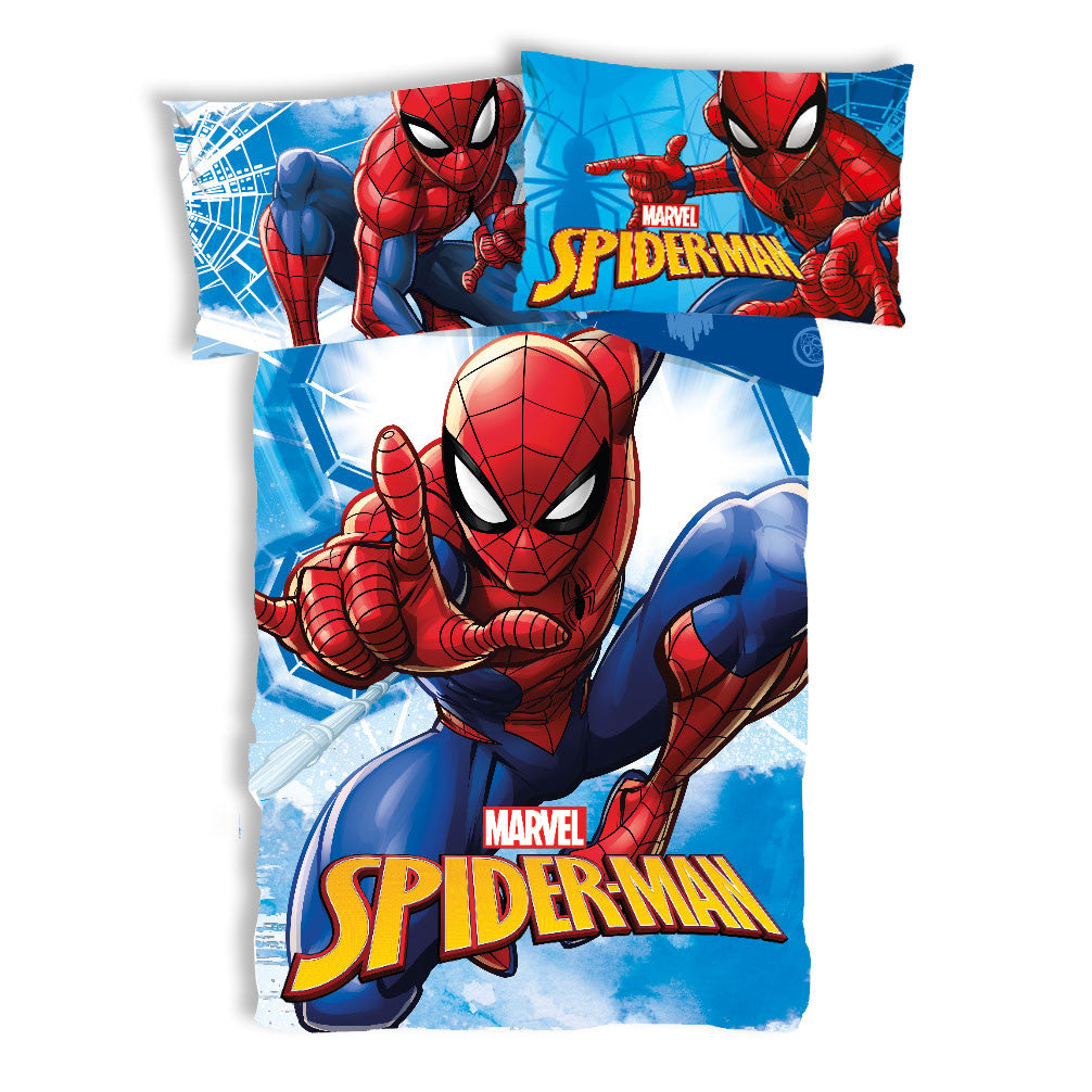 Komplet otroške posteljnine Spiderman Webmaze 100cm—135 cm, 40cm—60 cm