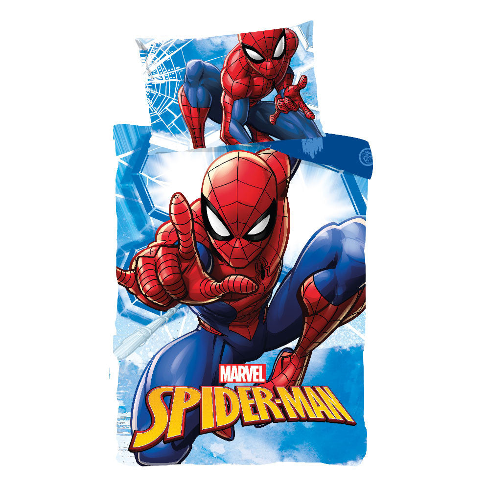 Komplet otroške posteljnine Spiderman Webmaze 100cm—135 cm, 40cm—60 cm