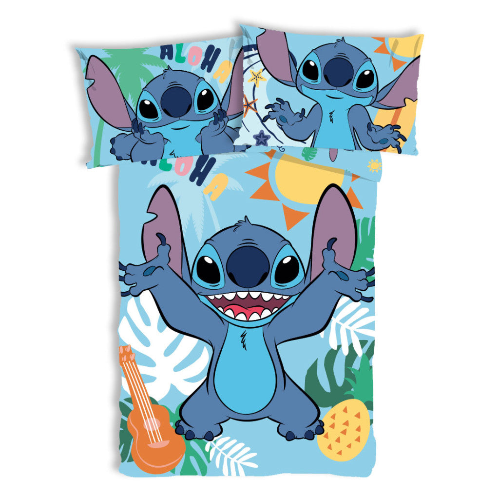 Komplet otroške posteljnine Disney Lilo and Stitch Tropical Paradise 100cm—135 cm, 40cm—60 cm