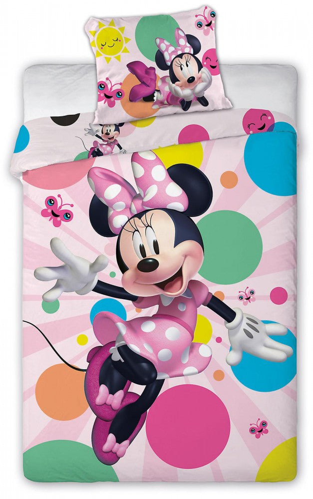 Komplet posteljnine Disney Minnie Dotted 140cm—200cm, 70cm—90 cm