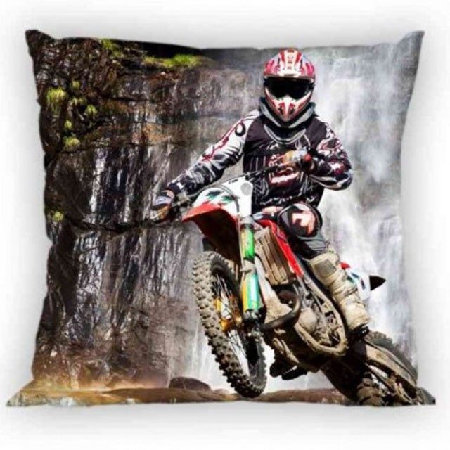 Prevleka za vzglavnik Motorbike Motocross Mud 40x40 cm