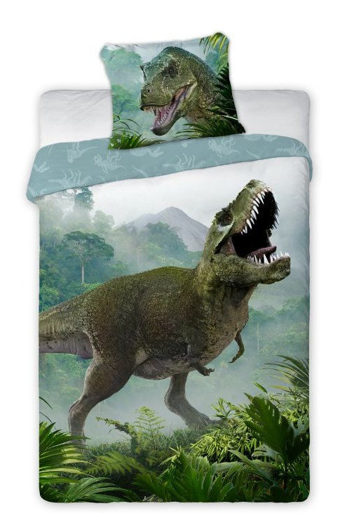 Otroška posteljnina Dinosaur T-Rex Forest