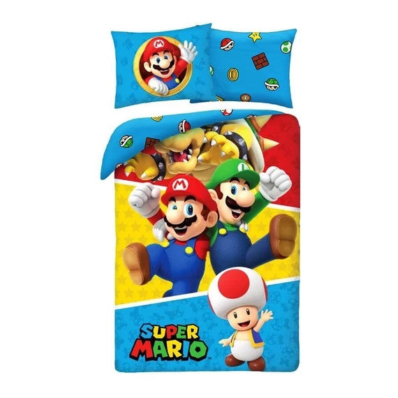 Otroška posteljnina Super Mario Dreamland