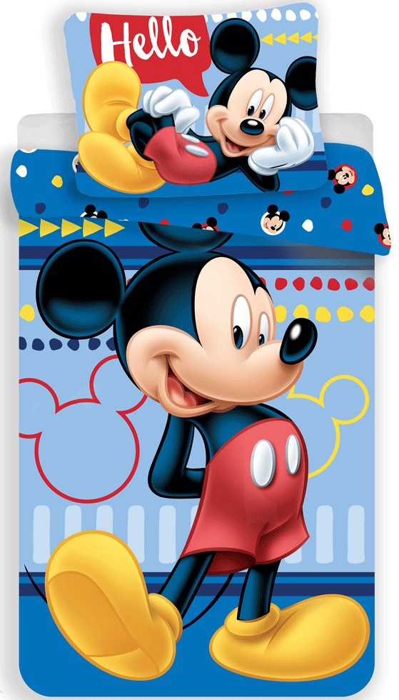 Otroška posteljnina Disney Mickey Hello