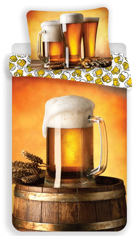 Komplet posteljnine Beer 140cm—200cm, 70cm—90 cm