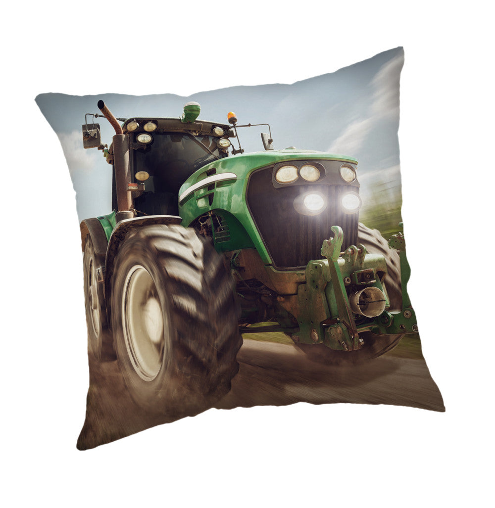 Prevleka za vzglavnik Tractor Green 45x45 cm