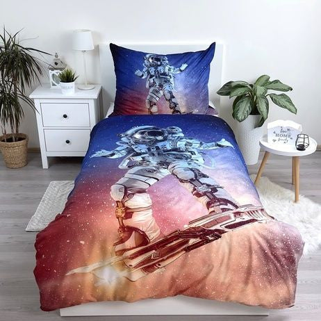 Otroška posteljnina Astronaut Surf