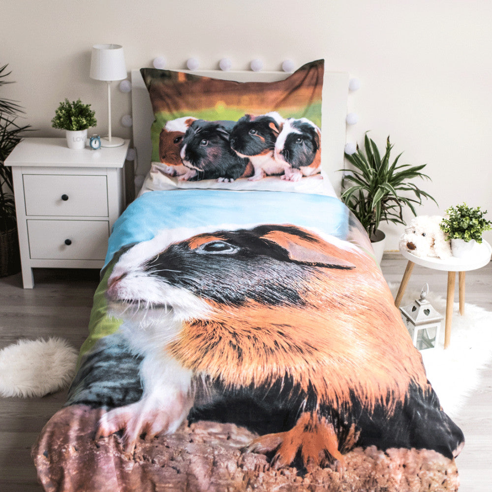 Komplet posteljnine Animals Gvinea Pig 140cm—200cm, 70cm—90 cm