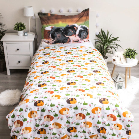 Komplet posteljnine Animals Gvinea Pig 140cm—200cm, 70cm—90 cm