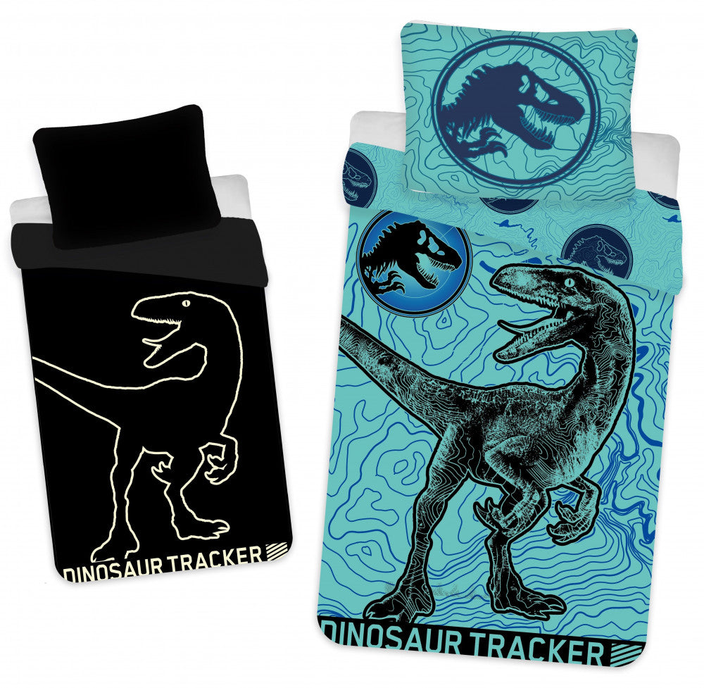 Otroška posteljnina Glow in the dark Jurassic World Tracker