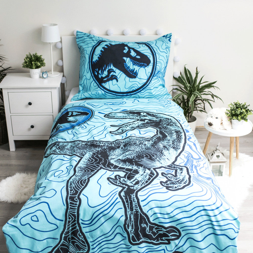 Otroška posteljnina Glow in the dark Jurassic World Tracker