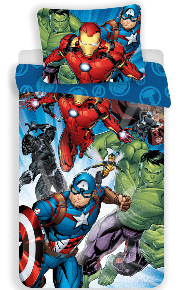 Komplet posteljnine Avengers Brands 140cm—200cm, 70cm—90 cm