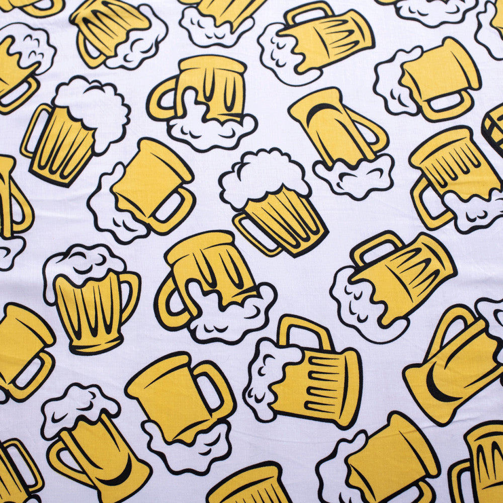 Beer Beer, napenjalna rjuha 90x200 cm