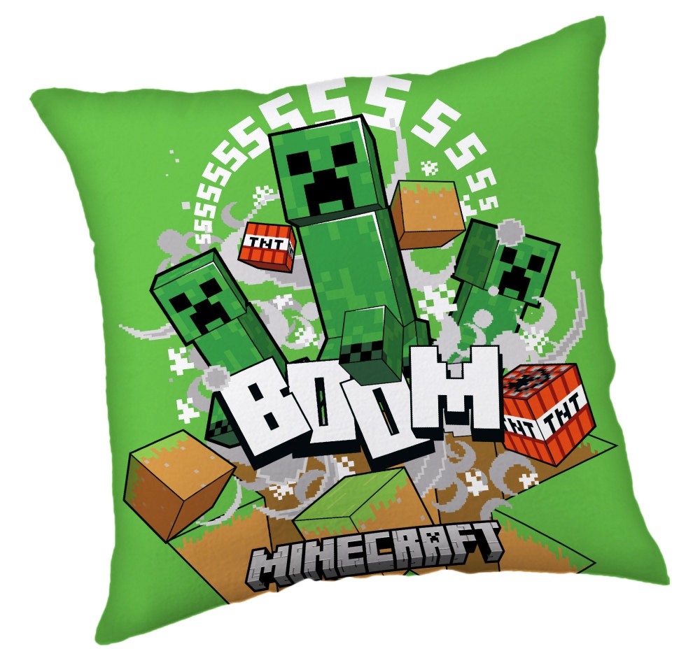 Okrasna blazina Minecraft Creeper Boom