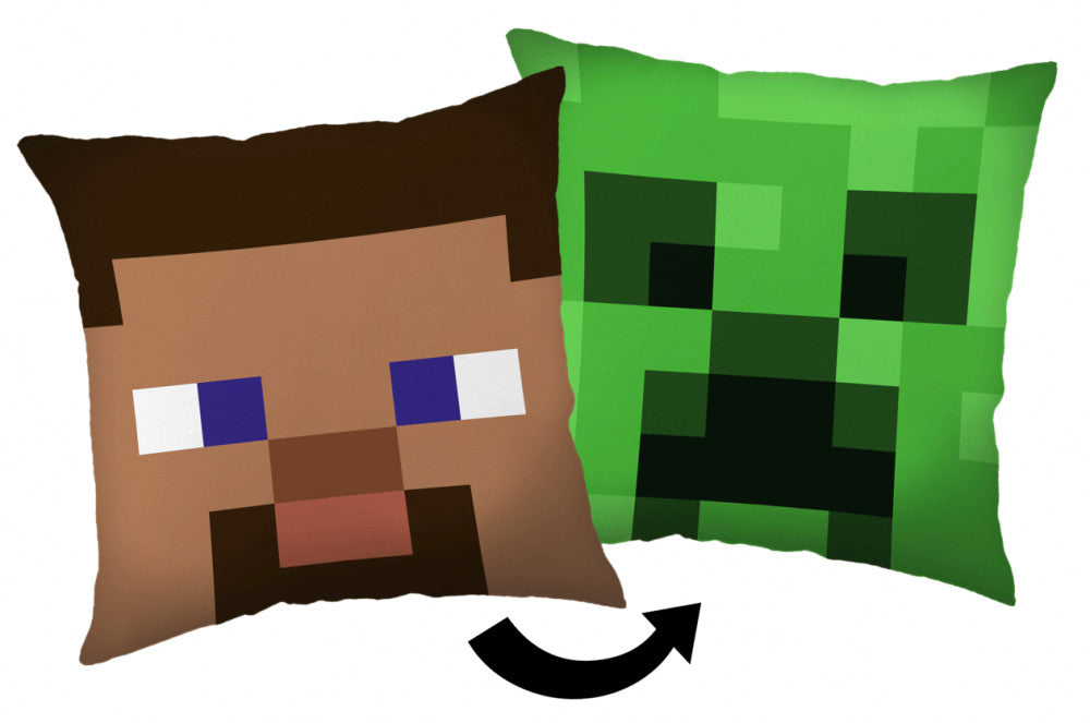 Okrasna blazina Minecraft Steve Creeper