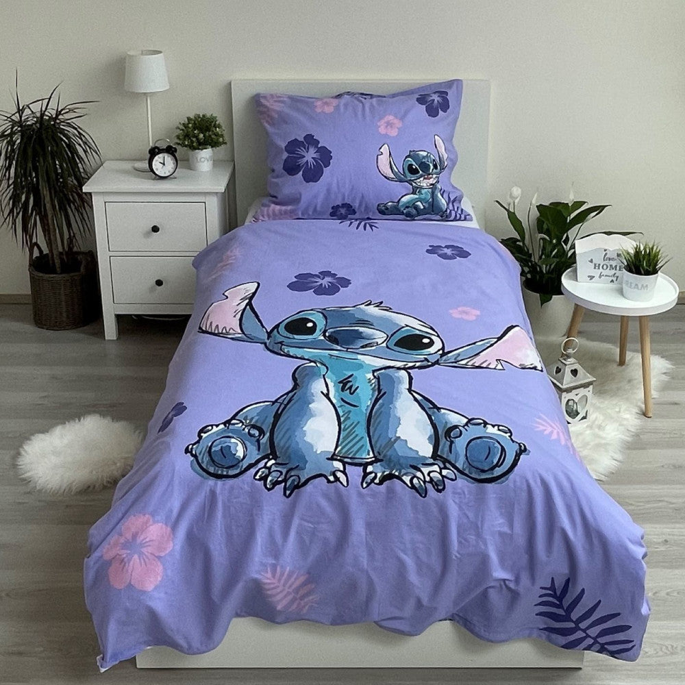 Komplet posteljnine Disney Lilo and Stitch Blooming 140cm—200cm, 70cm—90 cm