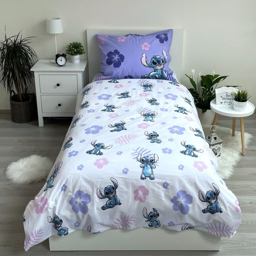 Komplet posteljnine Disney Lilo and Stitch Blooming 140cm—200cm, 70cm—90 cm